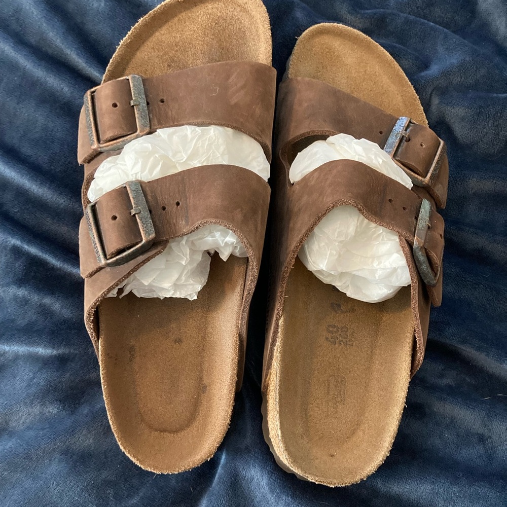 Birkenstock Arizona Brown Leather Sandals